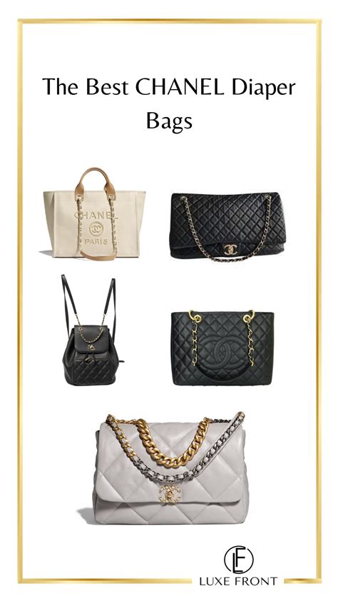 chanel diaper bag tote|designer diaper bags for mom.